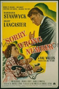 SORRY WRONG NUMBER 1sheet