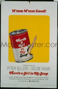 #235 THERE'S A GIRL IN MY SOUP 1sh 71 Sellers 