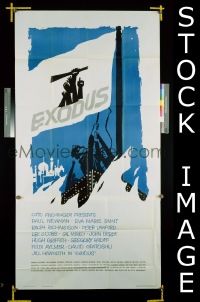 #8773 EXODUS 3sh '61 Paul Newman, Saul Bass 