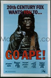 #018 GO APE 1sheet74 5bill Planet of the Apes