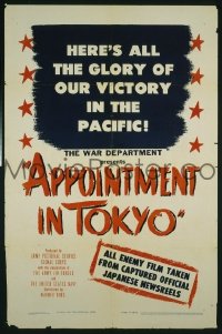 APPOINTMENT IN TOKYO 1sheet