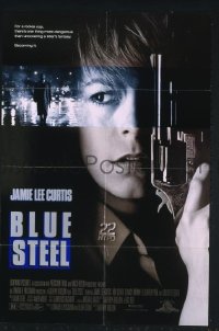 H206 BLUE STEEL one-sheet movie poster '90 Jamie Lee Curtis