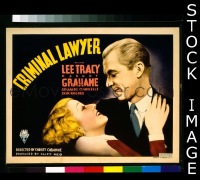 #151 CRIMINAL LAWYER TC '36 Lee Tracy,Grahame 