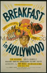 BREAKFAST IN HOLLYWOOD 1sheet