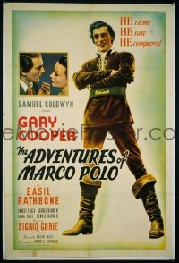 #289 THE ADVENTURES OF MARCO POLO 1sh '37 