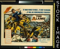 #058 THE ALAMO 1/2sh '60 John Wayne, Widmark 