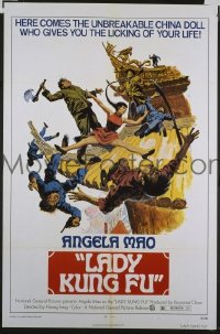 P994 LADY KUNG FU one-sheet movie poster '73 martial arts