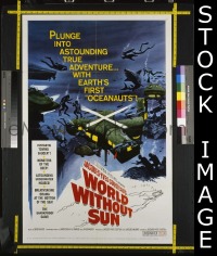 #829 WORLD WITHOUT SUN 1sh '65 J. Cousteau 