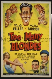 TOO MANY BLONDES 1sheet