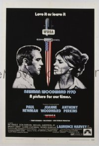 #660 WUSA 1sh '70 Paul Newman, Woodward 