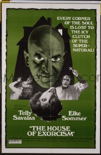 P865 HOUSE OF EXORCISM one-sheet movie poster '74 Mario Bava