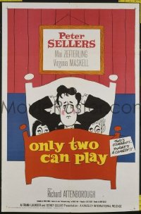 #197 ONLY 2 CAN PLAY 1sh '62 Peter Sellers 