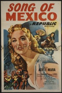 SONG OF MEXICO 1sheet