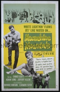 Q186 MOONSHINE MOUNTAIN one-sheet movie poster '64 Herschell G. Lewis