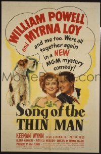 SONG OF THE THIN MAN 1sheet