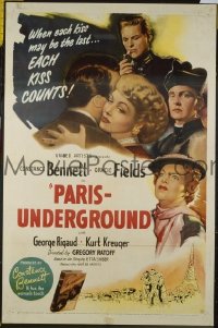 PARIS-UNDERGROUND 1sheet