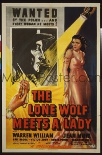 LONE WOLF MEETS A LADY 1sheet