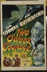 TWO O'CLOCK COURAGE 1sheet