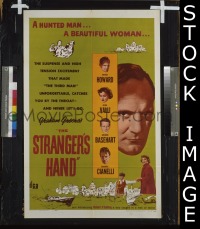 #404 STRANGER'S HAND 1sh '55 Howard, Valli 