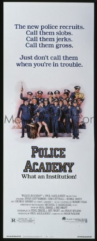 POLICE ACADEMY insert