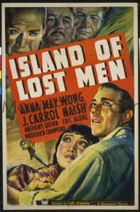 ISLAND OF LOST MEN 1sheet