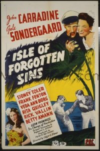 ISLE OF FORGOTTEN SINS 1sheet