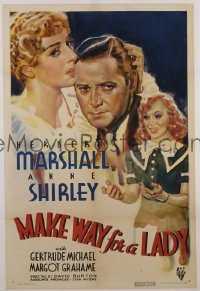 MAKE WAY FOR A LADY 1sheet