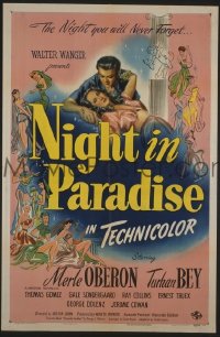 NIGHT IN PARADISE 1sheet