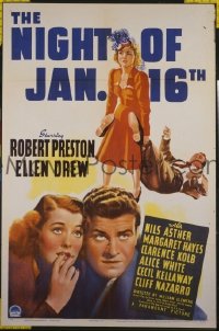 NIGHT OF JANUARY 16TH 1sheet