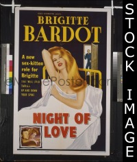 NIGHT OF LOVE ('59) 1sheet