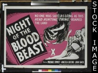 NIGHT OF THE BLOOD BEAST British quad