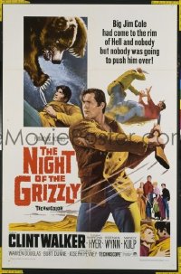 NIGHT OF THE GRIZZLY 1sheet