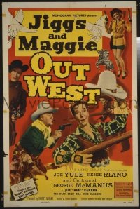 JIGGS & MAGGIE OUT WEST 1sheet