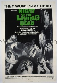 NIGHT OF THE LIVING DEAD ('68) 1sheet