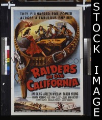 RAIDERS OF OLD CALIFORNIA 1sheet