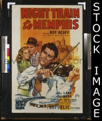 #387 NIGHT TRAIN TO MEMPHIS 1sh '46 Roy Acuff 