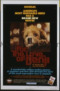 FOR THE LOVE OF BENJI 1sheet