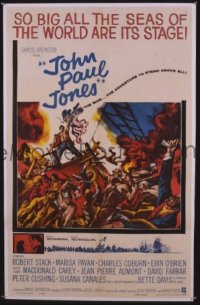 P938 JOHN PAUL JONES one-sheet movie poster '59 Robert Stack