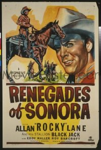 RENEGADES OF SONORA 1sheet