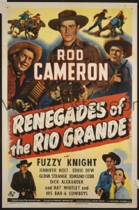 RENEGADES OF THE RIO GRANDE 1sheet