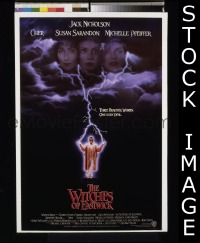 #5077 WITCHES OF EASTWICK 1sh '87 Nicholson 