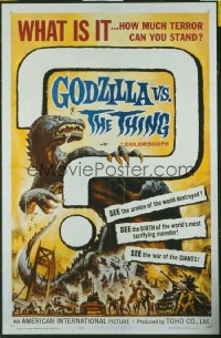 GODZILLA VS. MOTHRA ('64) 1sheet