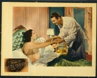 2154 GIVE ME YOUR HEART lobby card '36 Kay Francis in bed, Brent