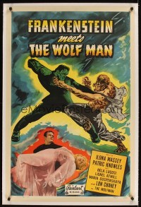 Frankenstein Meets The Wolf Man R49 Linen JC03935 L